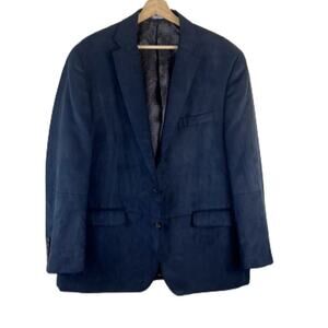 RALPH RALPH‎ LAUREN Men's Classic-Fit Velvet Sport Blazer Coat 46 Black
